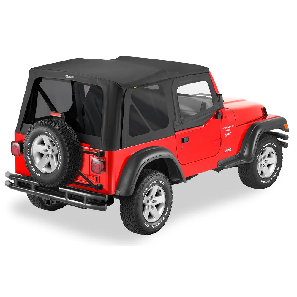 Ersatz-Softtop getönt ohne Gestäng Black Denim TJ