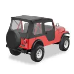 Bestop Tigertop-Softtop ohne Schienensystem mit Druckknöpfen Black Crush CJ5: 55 - 75