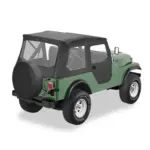 Bestop Tigertop-Softtop ohne Schienensystem mit Druckknöpfen Black Crush CJ5: 76 - 83