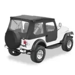 Bestop Tigertop-Softtop ohne Schienensystem mit Druckknöpfen Black Crush CJ7: 76 - 86