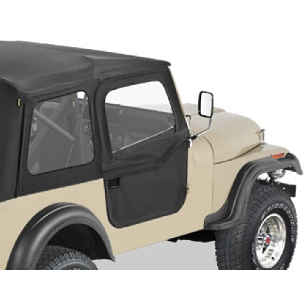 Teilbare Türen Black Denim Jeep CJ7 76-80