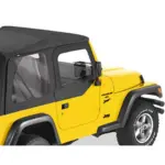 Steckfensterset für Halbtüren Black Denim - Wrangler TJ 96-06