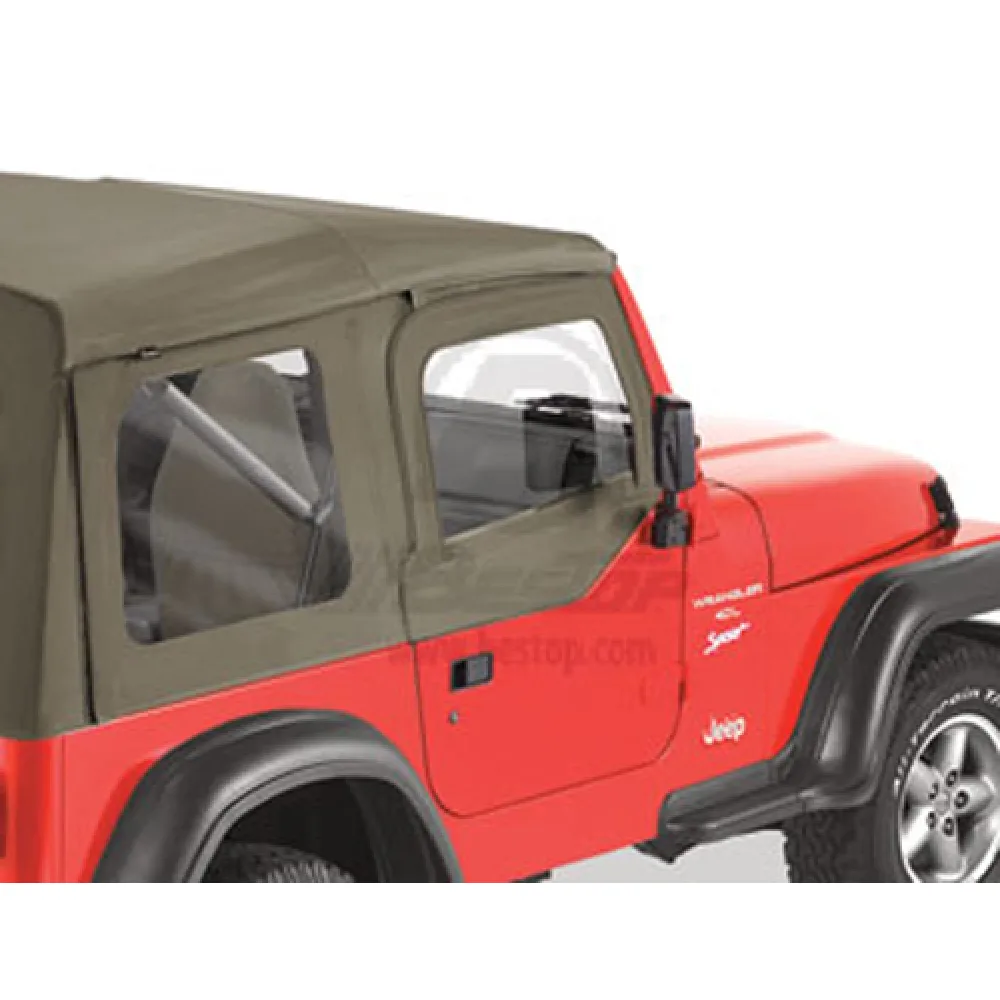 Steckfensterset für Halbtüren Khaki Diamond - Wrangler TJ 96-06
