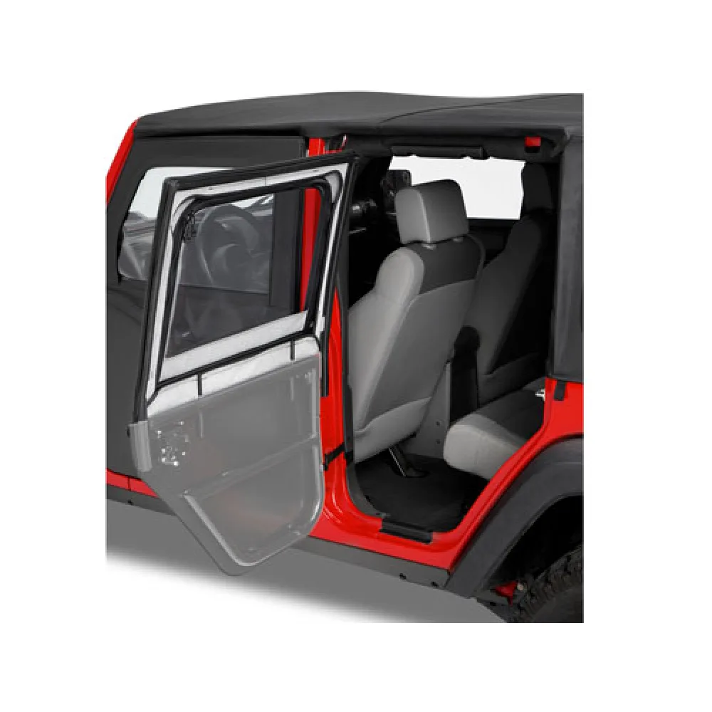 Steckfensterset hinten Black Diamond Jeep JK 07-18