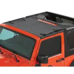 Bikinitop Targa Style Black Diamond 4 Türer - Wrangler JK 07 - 18