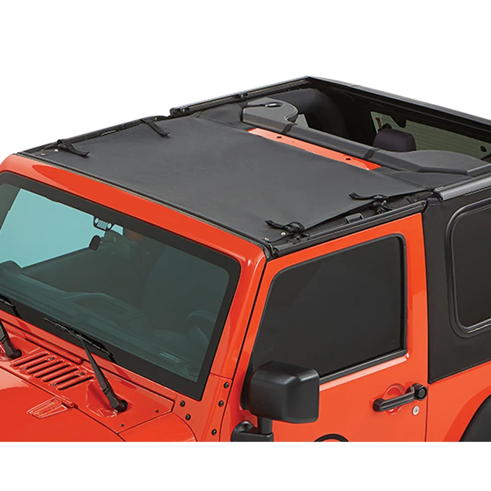 Bikinitop Targa Style Black Diamond 4 Türer - Wrangler JK 07 - 18