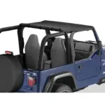 Strapless Bikinitop Black Denim Wrangler TJ 96-02