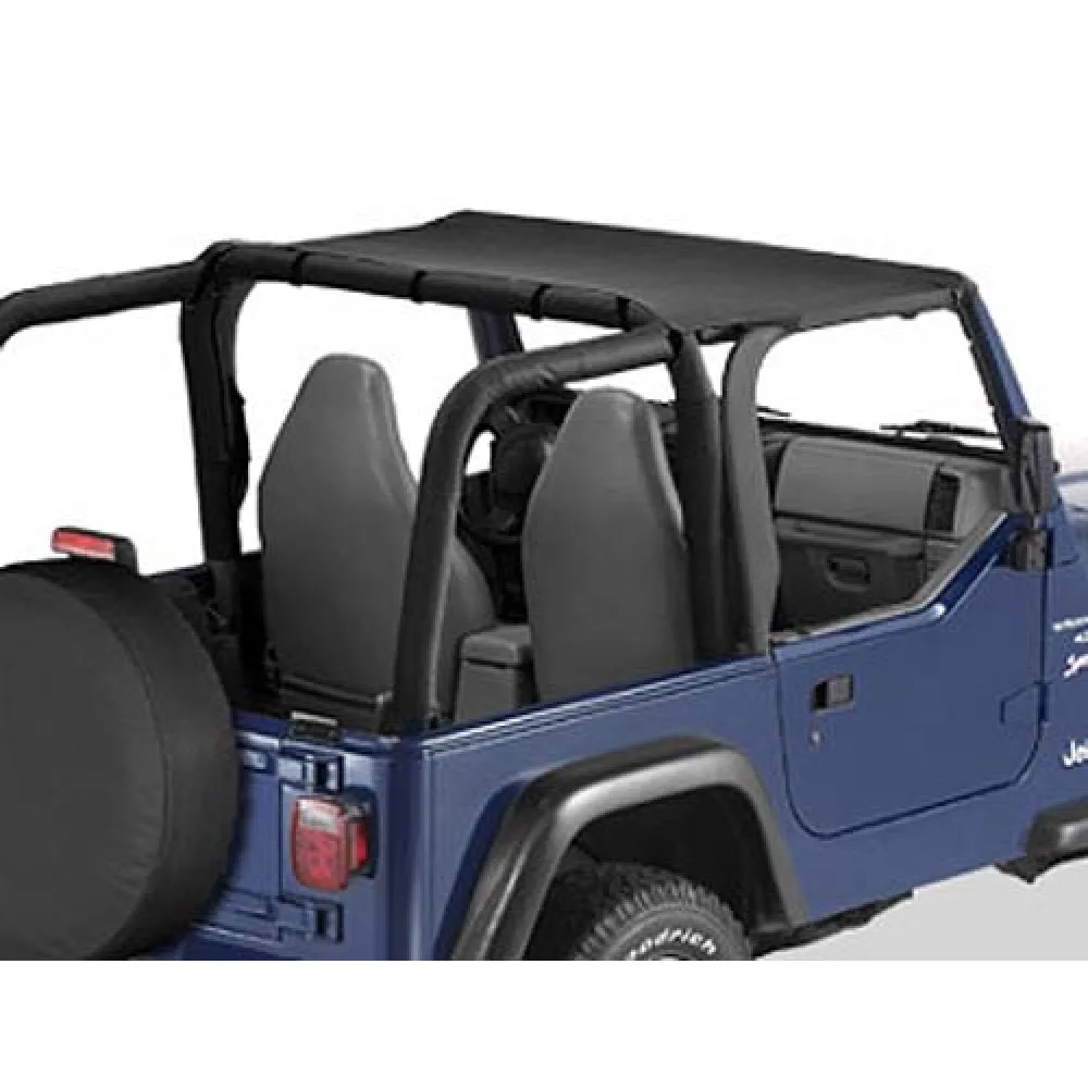 Bestop Header Bikinitop Black Denim passend für Jeep Wrangler TJ 96-02