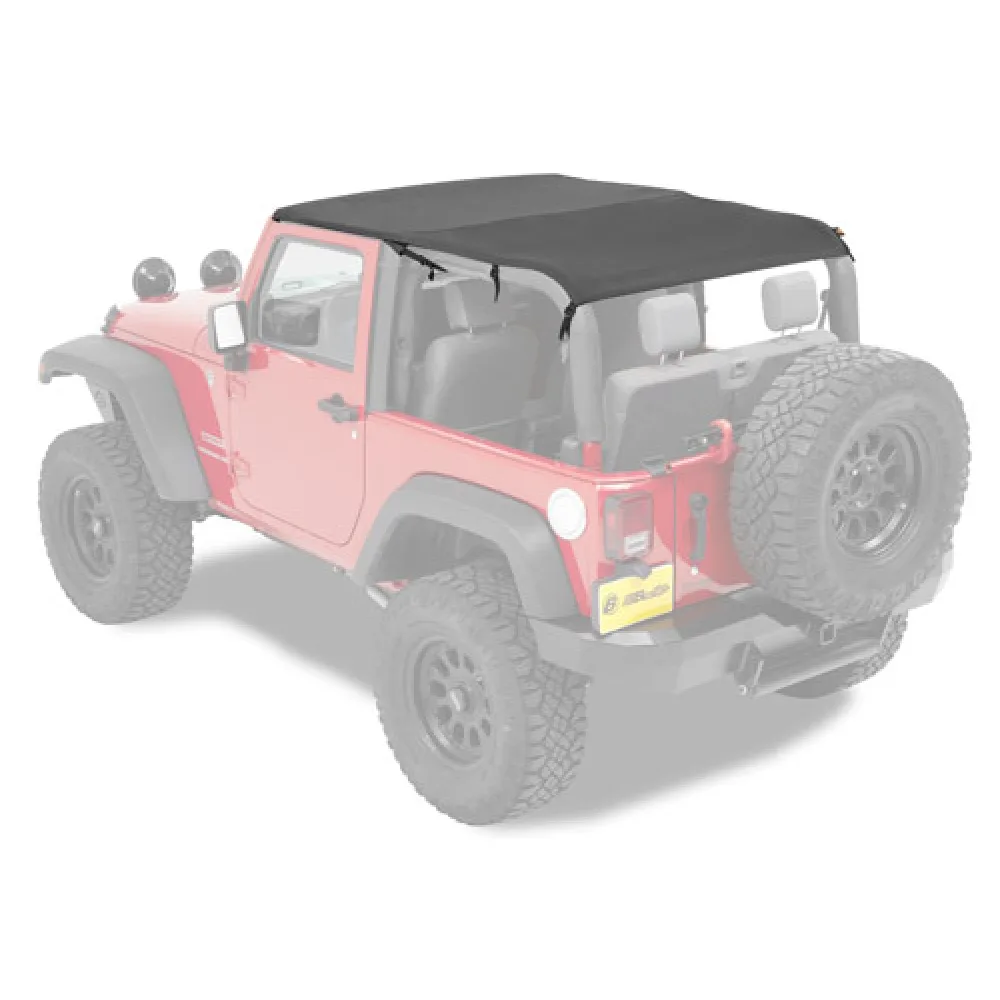 Cable-style Bikinitop Safari Black Diamond - 2-Türer Wrangler JK 10 - 18