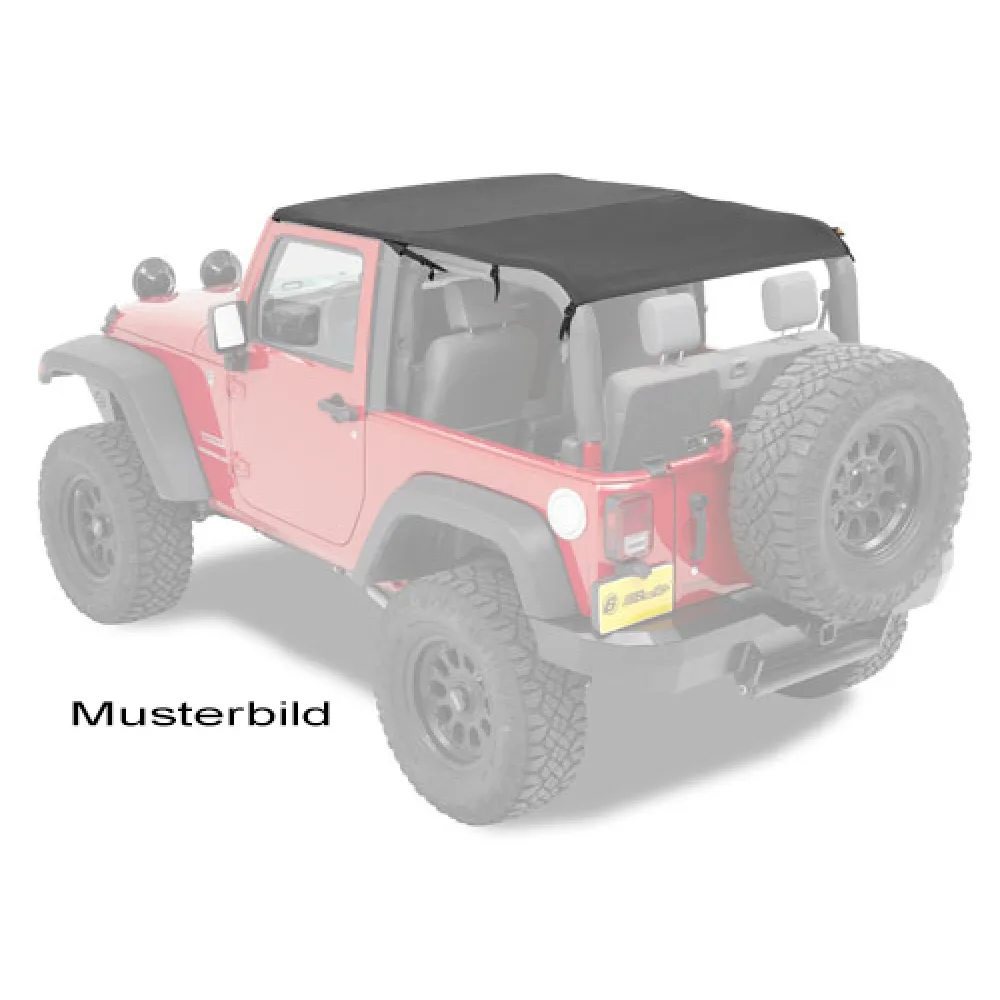Cable-style Bikinitop Safari Black Diamond - 4-Türer Wrangler JK 10 - 18