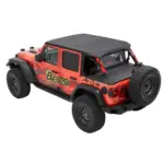 Bestop Header Safari Bikinitop 4 Türer Black Diamond passend für Jeep Wrangler JLU 18-