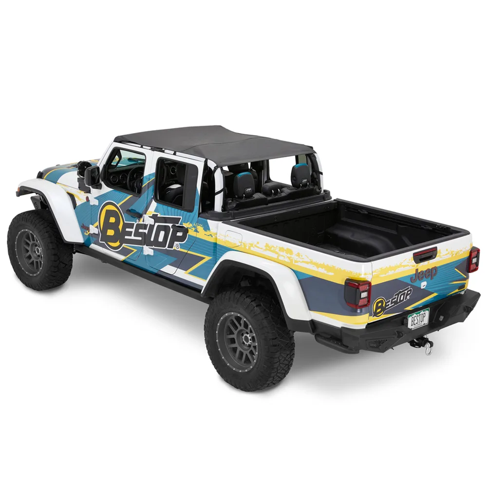Header Bikinitop Black Diamond Bestop passend für Jeep Gladiator JT (20-)