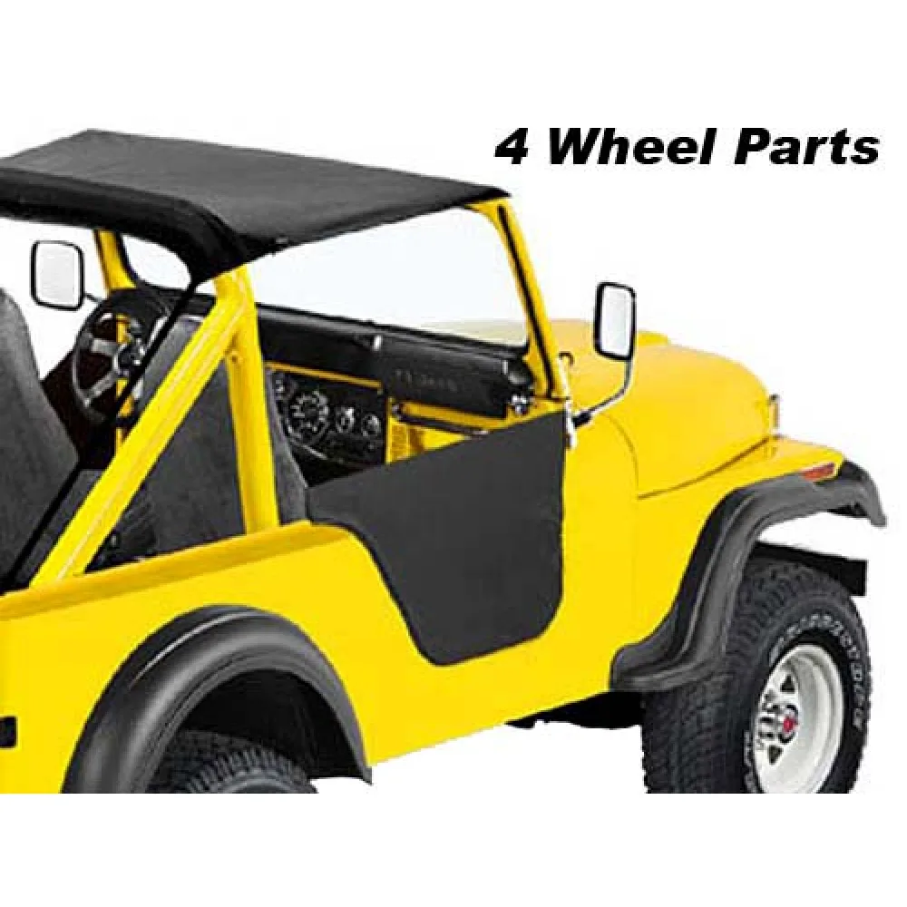 Halbtüren-Set Black Crush von Bestop passend für Jeep CJ5 (1976-1983)