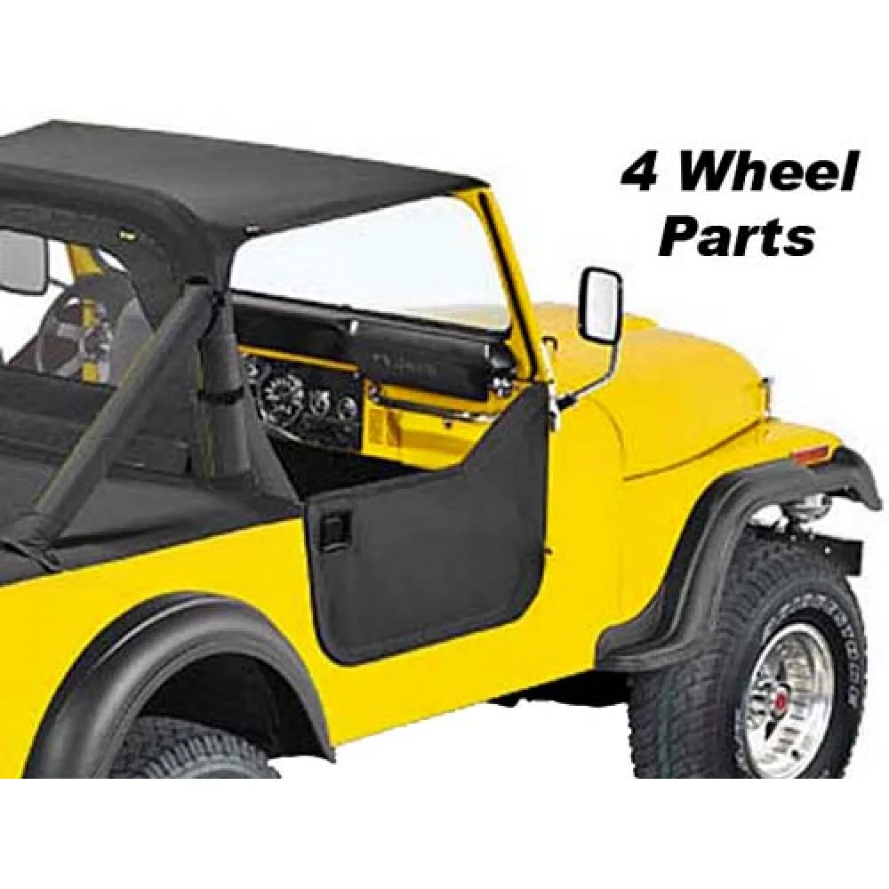 Bestop Halbtüren-Set Black Crush Jeep CJ7: 76 - 80