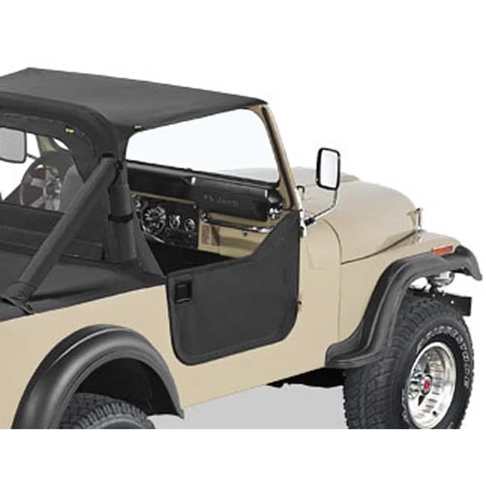 Bestop Halbtüren-Set Black Crush Jeep CJ7: 81 - 86 | Wrangler YJ: 87 - 95