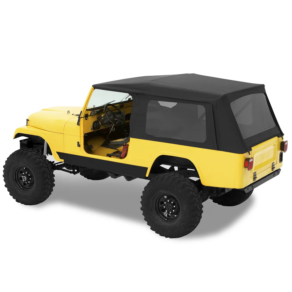 Bestop Supertop Softtop ohne Softtoptüren Black Denim passend für Jeep CJ8 81-85