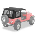 Ersatz Softtop ohne Gestänge Black Denim