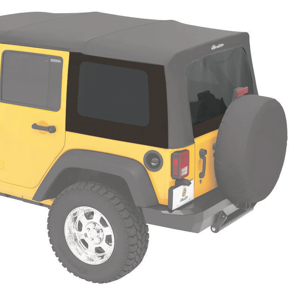 getönte Scheiben 4-Türer passend bei original Softtop Khaki Diamond Jeep JK 11-18