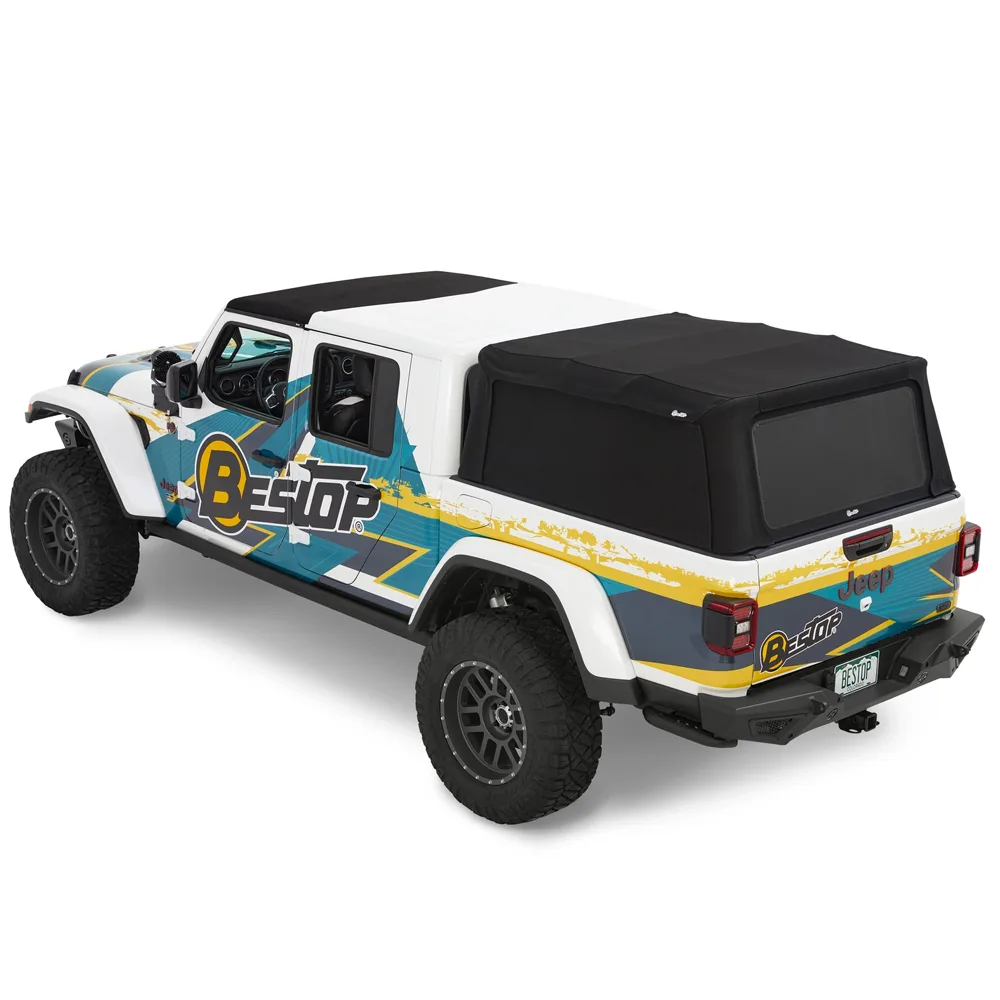 Bestop Supertop Black Twill Ladefläche passend für Jeep Gladiator JT 2020-