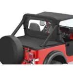 Überrollbügelpolster Black Crush Bestop passend für Jeep CJ5 (80-83) & CJ7 (80-86)