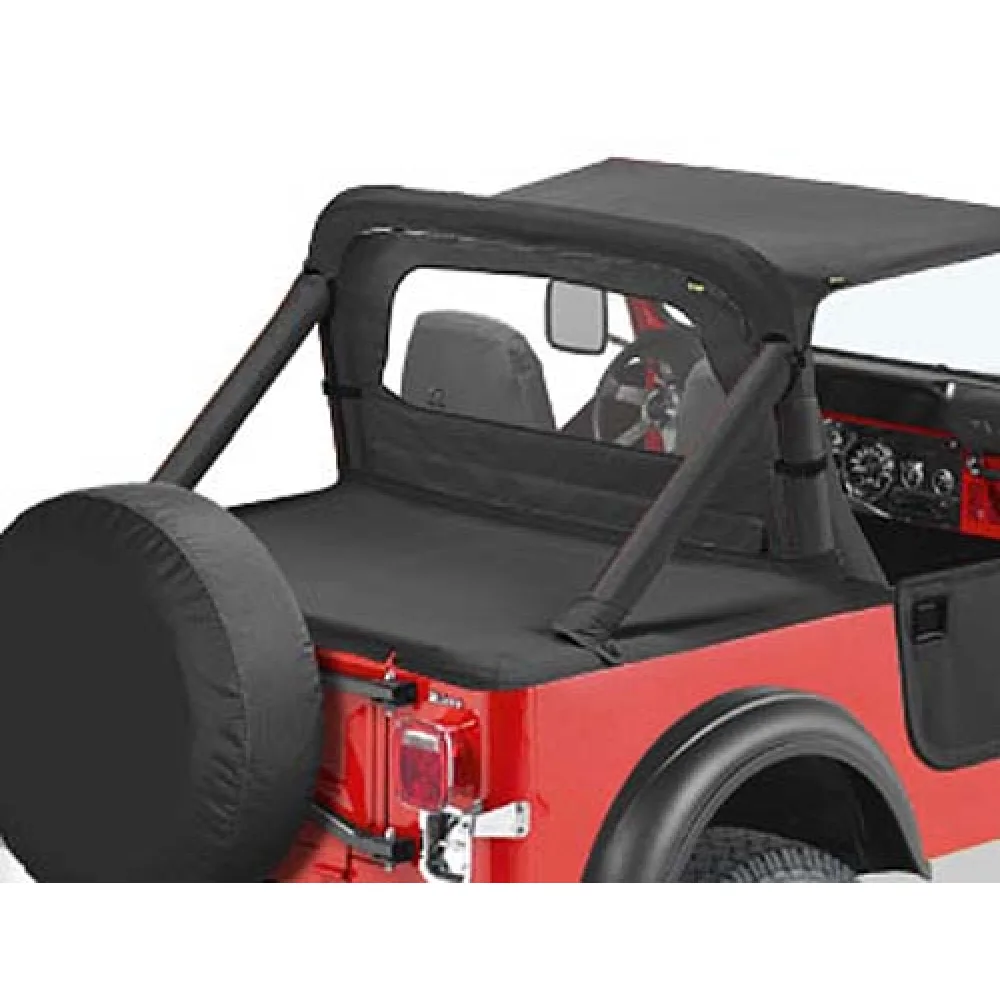 Überrollbügelpolster Black Crush Bestop passend für Jeep CJ5 (80-83) & CJ7 (80-86)