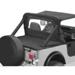 Bestop Duster Laderaumabdeckung in Verbindung mit Supertopgestänge Black Denim CJ7: 80 - 86 | YJ: 87 - 91
