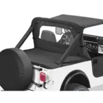 Bestop Duster Laderaumabdeckung inkl. Schienensystem ohne Gestänge Black Crush CJ7: 80 - 86 | YJ: 87 - 91