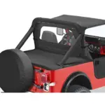 Bestop Duster inkl. Schienensystem ohne Gestänge Black Denim CJ7: 80 - 86 | YJ: 87 - 91