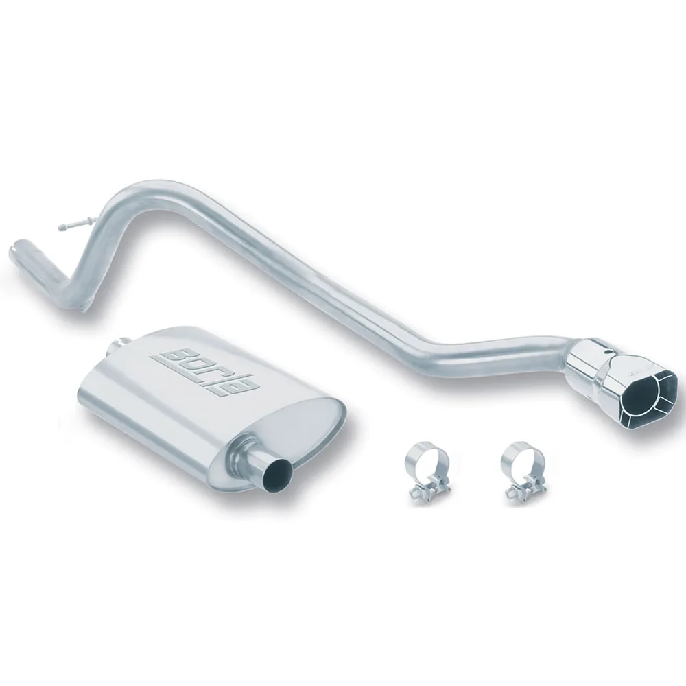 Endtopf mit Endrohr 4.0-L. Edelstahl Borla passend für Cherokee XJ (93-96)