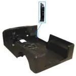 Einschweissblech Verstärkung rechts passend für Jeep CJ7 (1976-1986)