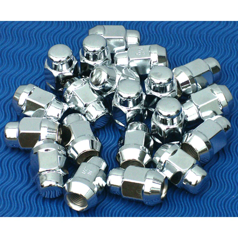 Radmutternset Chrom 20 Stück passend für Jeep Wrangler YJ TJ JK Cherokee XJ KJ