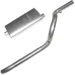Auspufftopf + Endrohr 4.0-L. aus eigenem Programm passend für Cherokee XJ (87-99)