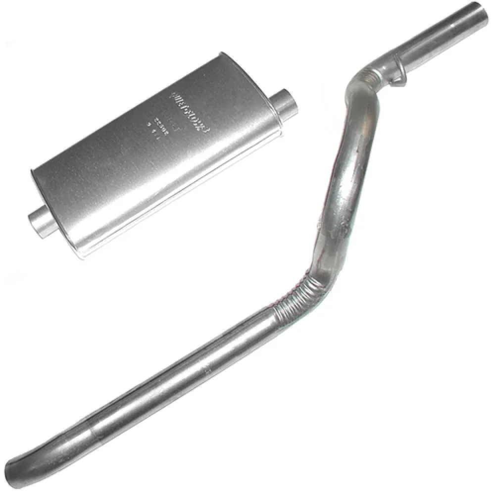 Auspufftopf + Endrohr 4.0-L. aus eigenem Programm passend für Cherokee XJ (87-99)