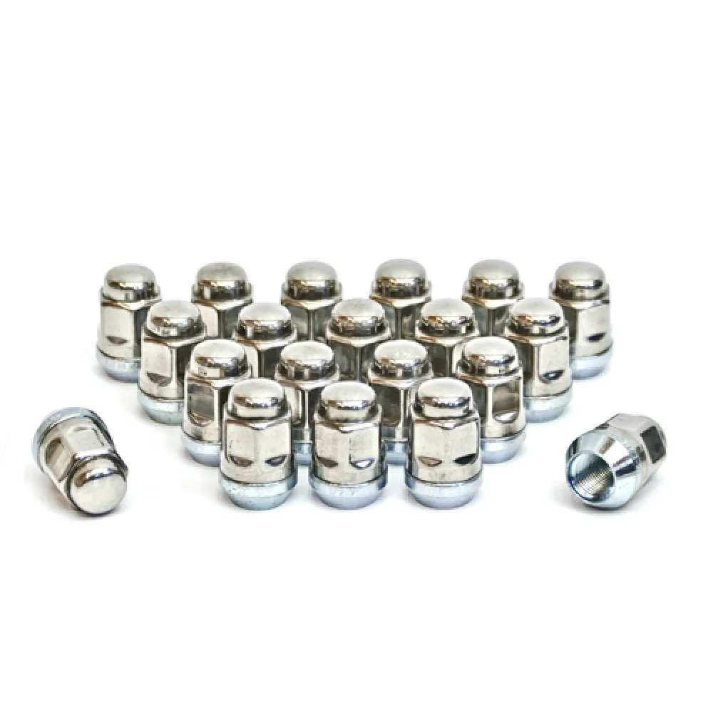Radmutternset 20 Stück Edelstahl 1/2 passend für Jeep (1964-2008)