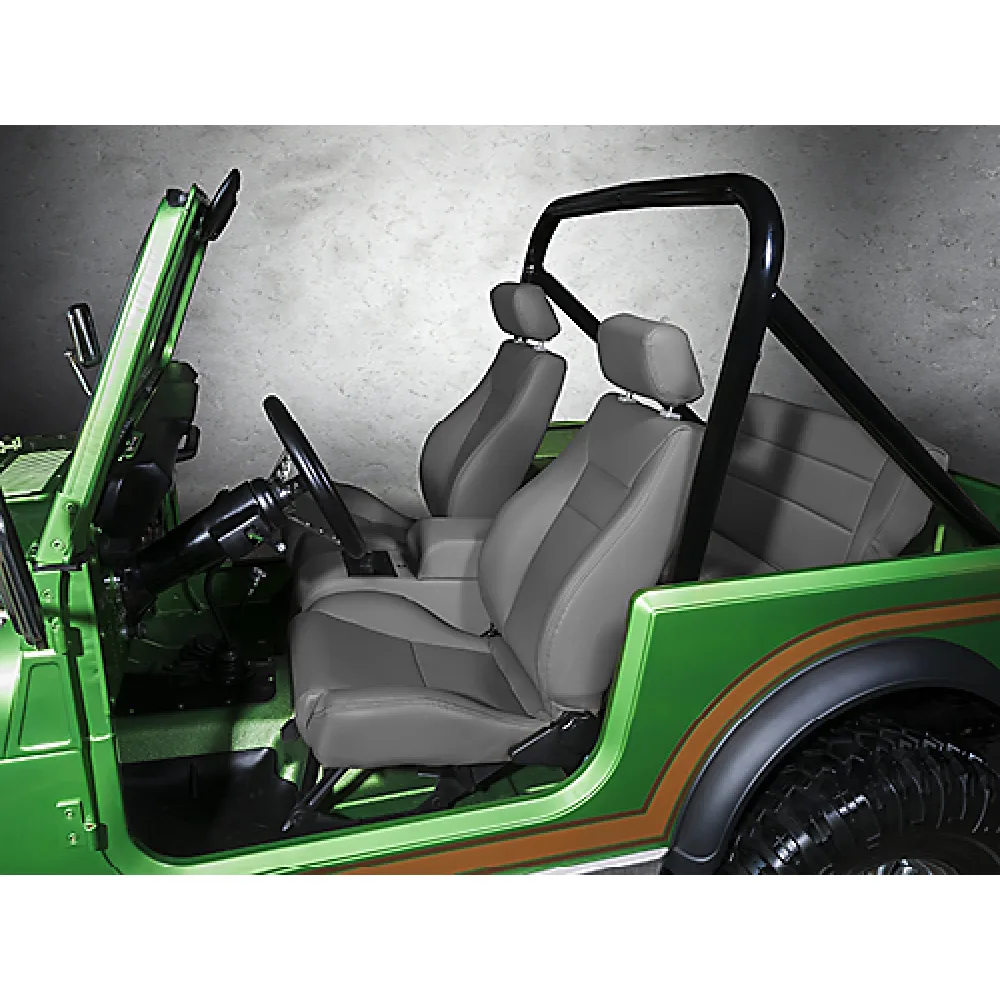 Sportsitz Set grau aus eigenem Programm passend für Jeep CJ (76-86) ohne TÜV
