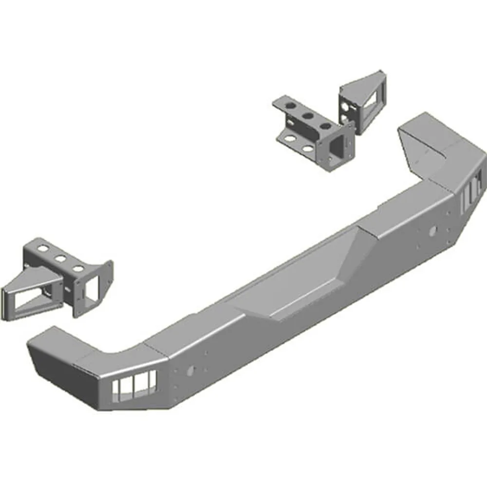 Stoßstange hinten mit TÜV Engage 4x4 passend für Jeep Wrangler JK (07-18)