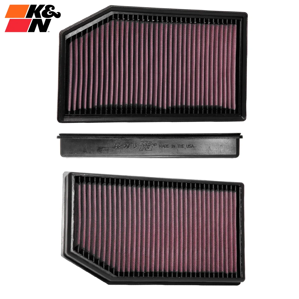 Sportluftfilter 2.0-L. + 3.6-L. K&N passend für Jeep Wrangler JL 19- / Gladiator JT 20-