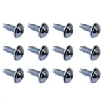 Armaturenbrett Schrauben 12 Stück von Keyparts passend für Jeep CJ (76-86) & YJ (87-95)