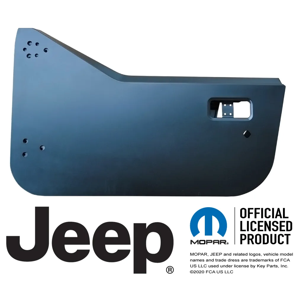 Stahl Halbtüre Fahrerseite / links Keyparts passend für Jeep Wrangler YJ (87-95)