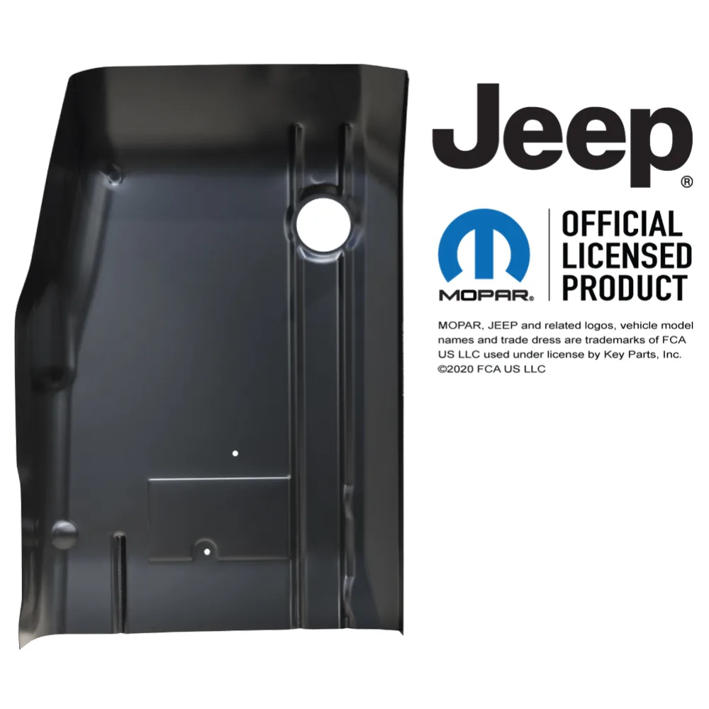 Kabinen Bodenblech vorne Beifahrerseite Keyparts passend für Jeep Cherokee XJ (84-01)