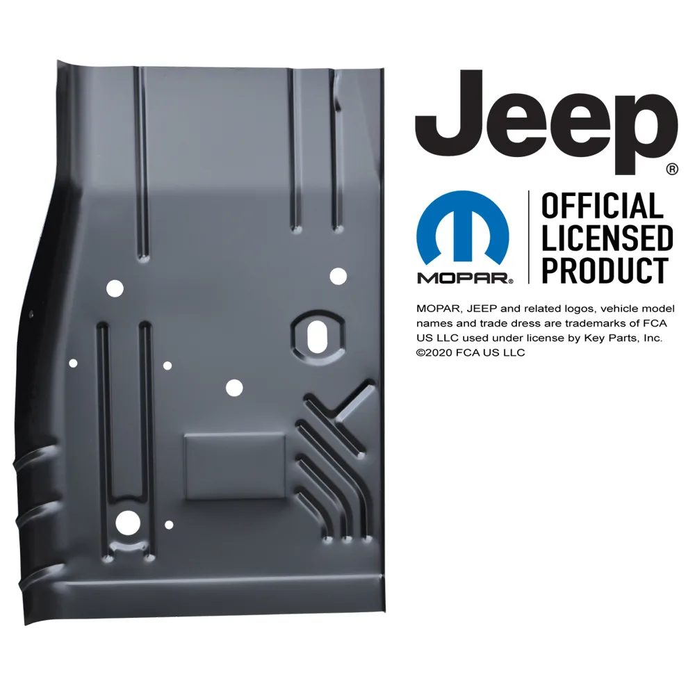 Kabinen Bodenblech hinten rechts KeyParts passend für Jeep Cherokee XJ 84-01