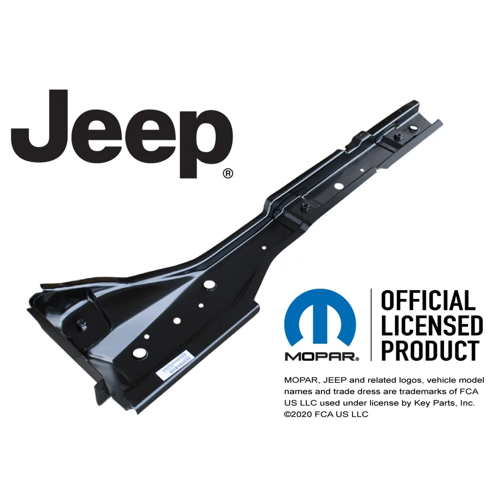 Bodenblech Verstrebung Fahrerseite Torque Box Keyparts passend für Jeep