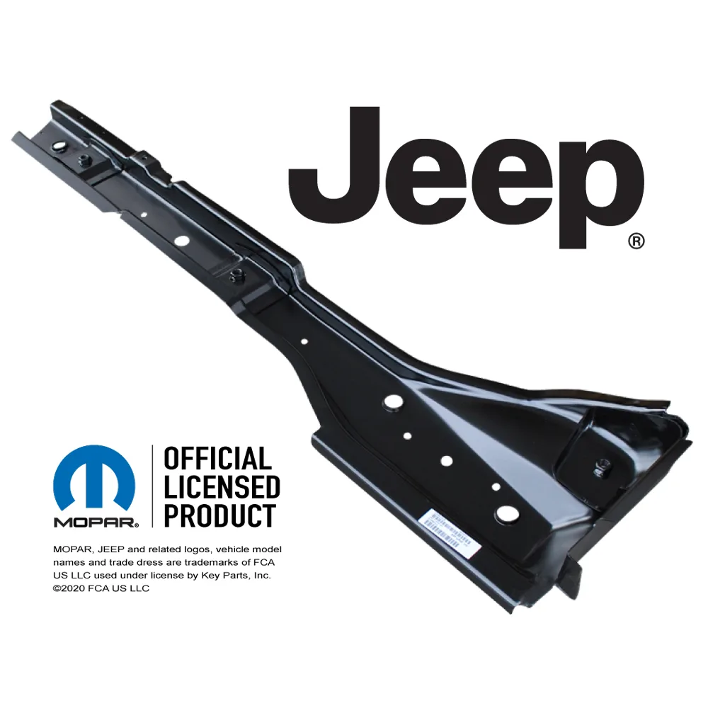 Bodenblech Verstrebung Beifahrerseite Torque Box Keyparts passend für Jeep Wrangler TJ 96-06