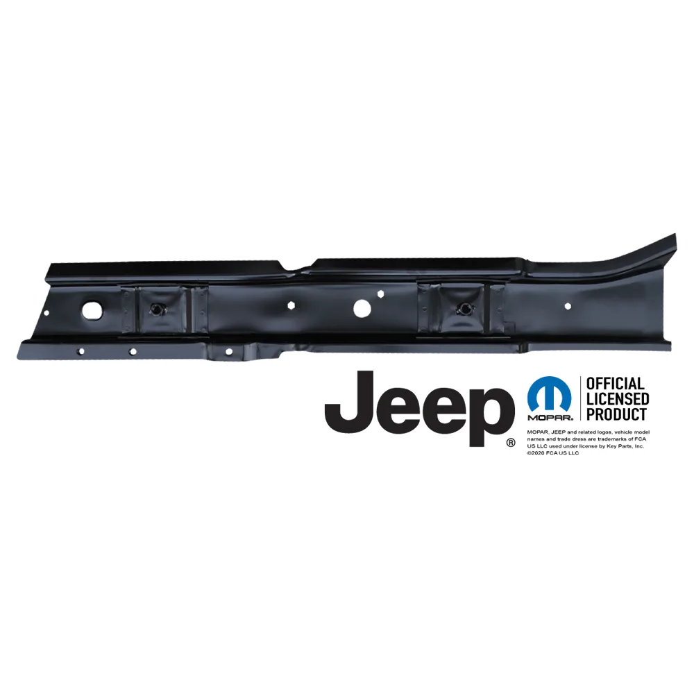 Bodenblech Verstrebung Fahrerseite vorne Keyparts passend für Jeep Wrangler TJ (96-06)