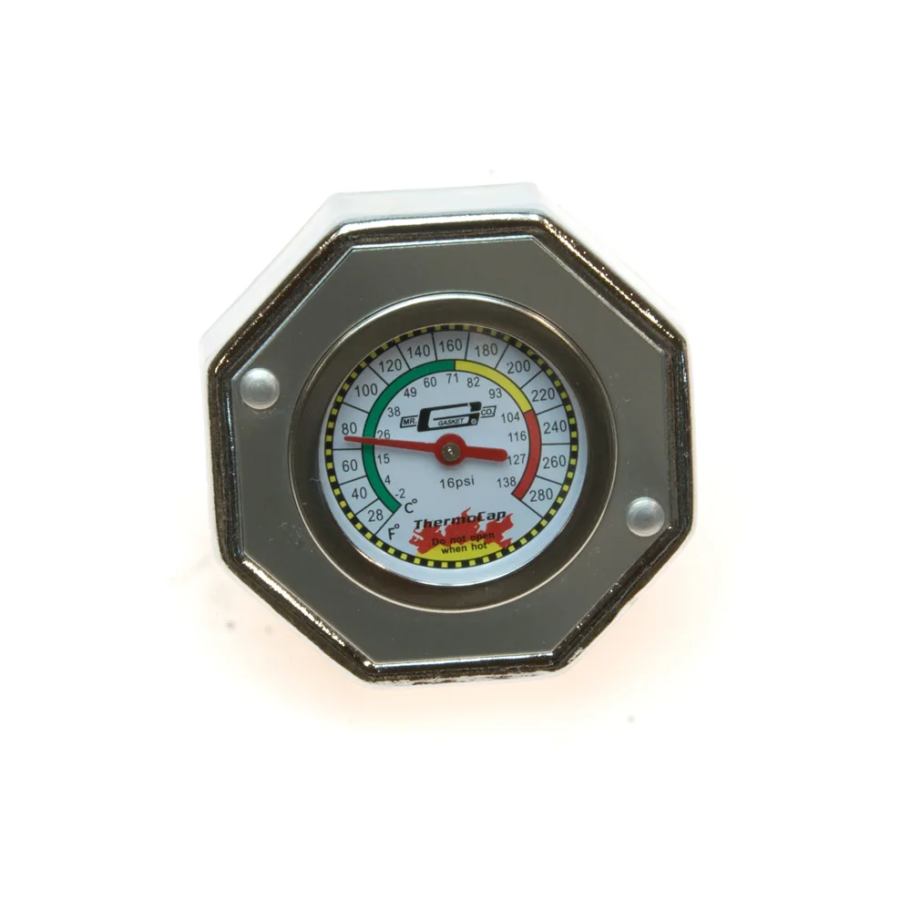 Kühlerdeckel 16 LBS mit Anzeige Mr. Gasket passend für Jeep CJ, YJ, TJ, XJ, ZJ