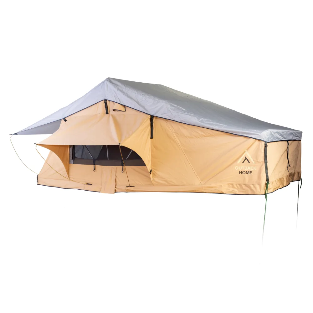 Freelife Stoff Dachzelt 140cm Grau / Khaki Outback Home