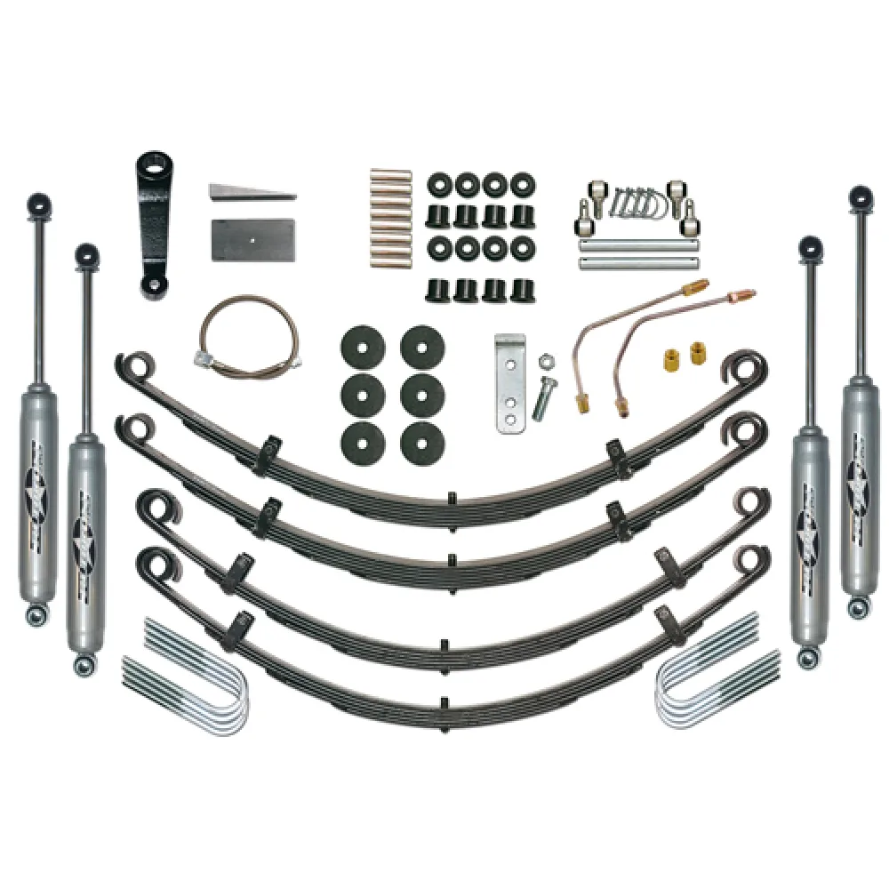 Fahrwerk Standard System + 4" = 100mm mit Rubicon Express Stoßdämpfer
