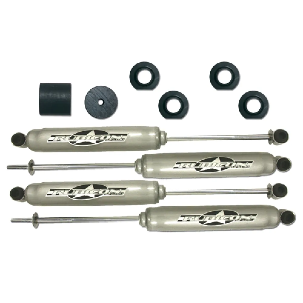 Fahrwerk Economy Kit + 2" mit Rubicon Express Stoßdämpfer - TJ 9