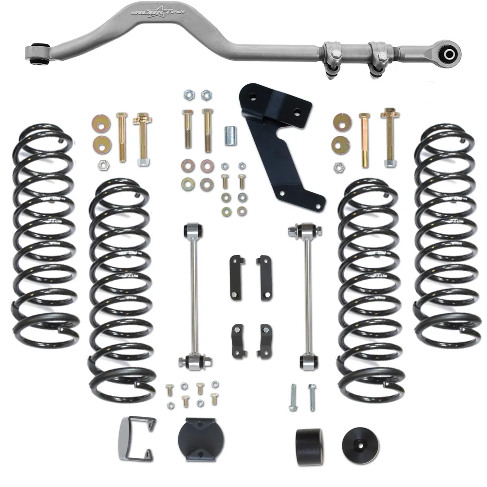 Rubicon Express Fahrwerk Standard +3,5" = 90mm ohne Stoßdämpfer - Wrangler JK 07 - 16