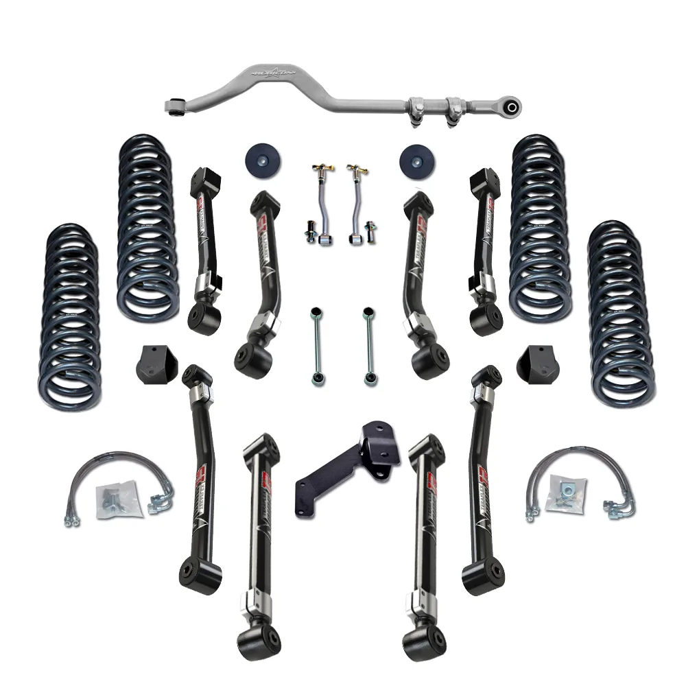 Rubicon Express Fahrwerk Super Flex Short Arm +4,5" = 115mm mit RXJ Stoßdämpfer - Wrangler JK 07 - 18